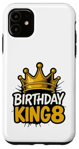 This King is 8 Jahre Birthday King Theme Party Family Wear Hülle für iPhone 11 This King is 8 Jahre Birthday King Theme Party Family Wear Hülle für iPhone 11 von Birthday King Party Birthday Apparel