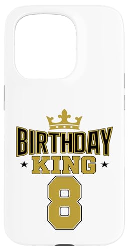 This King is 8 Jahre Birthday King Theme Party Family Wear Hülle für iPhone 15 Pro This King is 8 Jahre Birthday King Theme Party Family Wear Hülle für iPhone 15 Pro von Birthday King Party Birthday Apparel