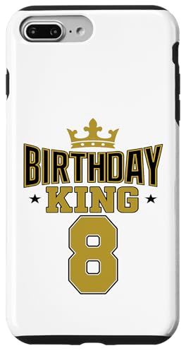 This King is 8 Jahre Birthday King Theme Party Family Wear Hülle für iPhone 7 Plus/8 Plus This King is 8 Jahre Birthday King Theme Party Family Wear Hülle für iPhone 7 Plus/8 Plus von Birthday King Party Birthday Apparel