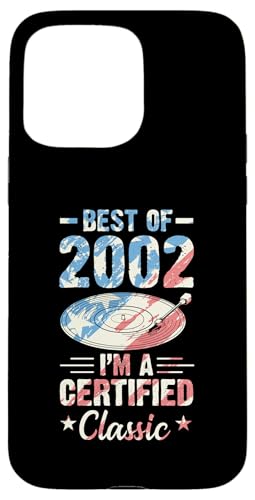 Schallplatte Geburtstag Best Of 2002 I'm A Certified Classic Hülle für iPhone 15 Pro Max Schallplatte Geburtstag Best Of 2002 I'm A Certified Classic Hülle für iPhone 15 Pro Max von Birthday Party For American Vinyl Record Collector
