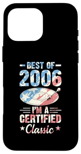 Schallplatte Geburtstag Best Of 2006 I'm A Certified Classic Hülle für iPhone 16 Pro Max Schallplatte Geburtstag Best Of 2006 I'm A Certified Classic Hülle für iPhone 16 Pro Max von Birthday Party For American Vinyl Record Collector