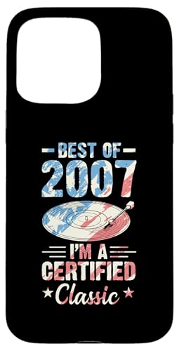 Schallplatte Geburtstag Best Of 2007 I'm A Certified Classic Hülle für iPhone 15 Pro Max Schallplatte Geburtstag Best Of 2007 I'm A Certified Classic Hülle für iPhone 15 Pro Max von Birthday Party For American Vinyl Record Collector