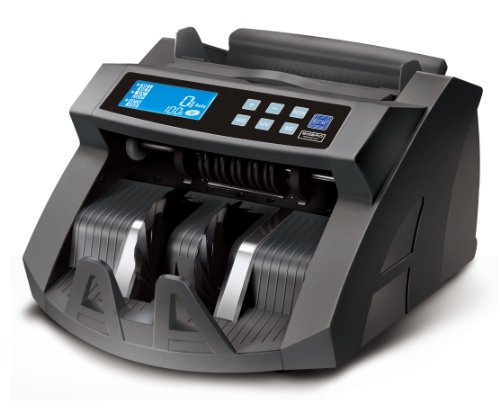 Geldzählmaschine BisBro Technology BB-2150C | Erkennt Falschgeld sofort | Schnelles Geldscheinprüfgerät | Zählt sicher 1000 Geldscheine in der Minute | Euro | US-Dollar | Pfund von BisBro