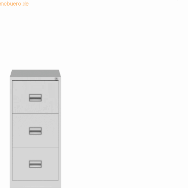 Bisley ECO Hängeregistraturschrank Eco 3 Schübe HxBxT 997x467x620mm li von Bisley ECO