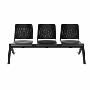 BISLEY 3-Sitzer Traversenbank schwarz Kunststoff BISLEY 3-Sitzer Traversenbank schwarz Kunststoff von Bisley