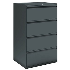 BISLEY DF3 Hängeregistraturschrank anthrazit 4 Schubladen 80,0 x 62,2 x 132,1 cm von Bisley