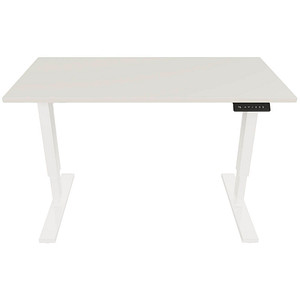 BISLEY E-StarterTech elektrisch höhenverstellbarer Schreibtisch lichtgrau rechteckig, T-Fuß-Gestell weiß 160,0 x 80,0 cm BISLEY E-StarterTech elektrisch höhenverstellbarer Schreibtisch lichtgrau rechteckig, T-Fuß-Gestell weiß 160,0 x 80,0 cm von Bisley