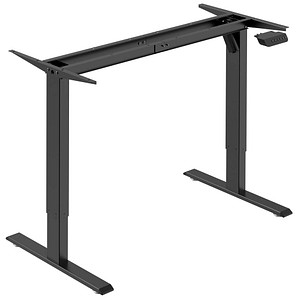 BISLEY E-StarterTech elektrisch höhenverstellbares Schreibtischgestell schwarz rechteckig, T-Fuß-Gestell schwarz 112,2 x 60,0 - 80,0 cm von Bisley