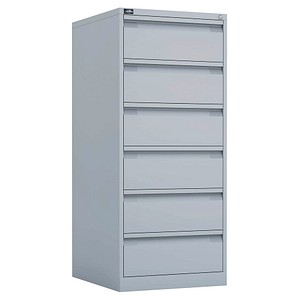 BISLEY ECO Karteischrank lichtgrau 6 Schubladen 57,0 x 62,2 x 132,1 cm BISLEY ECO Karteischrank lichtgrau 6 Schubladen 57,0 x 62,2 x 132,1 cm von Bisley