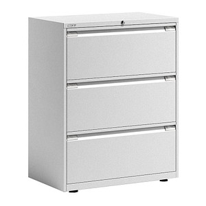 BISLEY Essentials Hängeregistraturschrank verkehrsweiß 3 Schubladen 80,0 x 47,0 x 100,0 cm BISLEY Essentials Hängeregistraturschrank verkehrsweiß 3 Schubladen 80,0 x 47,0 x 100,0 cm von Bisley