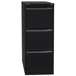 BISLEY Hängeregistraturschrank schwarz 3 Schubladen 41,3 x 62,2 x 101,6 cm BISLEY Hängeregistraturschrank schwarz 3 Schubladen 41,3 x 62,2 x 101,6 cm von Bisley
