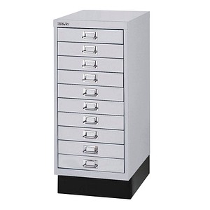 BISLEY MultiDrawer™ L2910S Schubladenschrank silber 10 Schubladen 27,8 x 38,0 x 67,0 cm von Bisley