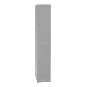 BISLEY Spind silber CLK182355, 2 Schließfächer 30,5 x 45,7 x 180,2 cm BISLEY Spind silber CLK182355, 2 Schließfächer 30,5 x 45,7 x 180,2 cm von Bisley