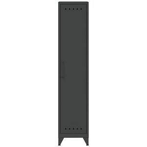 BISLEY Stahlschrank Fern Locker FERLOC3S634 anthrazitgrau 38,0 x 51,0 x 180,0 cm, aufgebaut BISLEY Stahlschrank Fern Locker FERLOC3S634 anthrazitgrau 38,0 x 51,0 x 180,0 cm, aufgebaut von Bisley