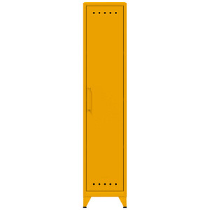 BISLEY Stahlschrank Fern Locker FERLOC3S642 gelb 38,0 x 51,0 x 180,0 cm, aufgebaut von Bisley