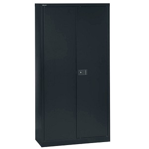 BISLEY Stahlschrank Universal E722A03633 schwarz 91,4 x 40,0 x 180,6 cm, aufgebaut von Bisley