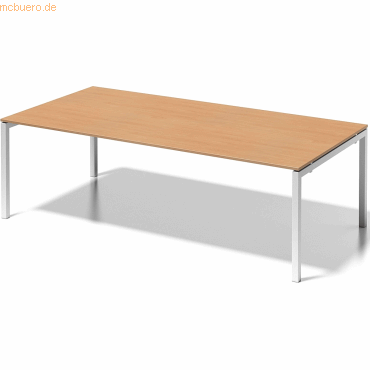 Bisley Chefarbeitsplatz/Konferenztisch Cito BxTxH 240x120x74cm buche/v von Bisley