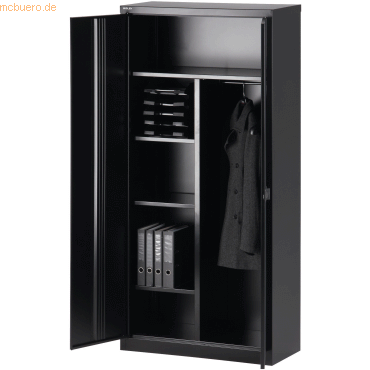 Bisley Flügeltürenschrank Universal Stahl 5 OH 3 FB/1 Hutablage schwar Bisley Flügeltürenschrank Universal Stahl 5 OH 3 FB/1 Hutablage schwar von Bisley