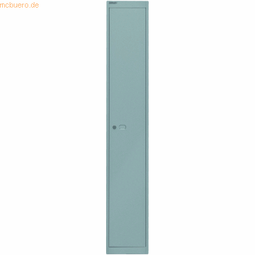 Bisley Garderobenschrank 1 Fach mit Boden und Kleiderstange silver Bisley Garderobenschrank 1 Fach mit Boden und Kleiderstange silver von Bisley