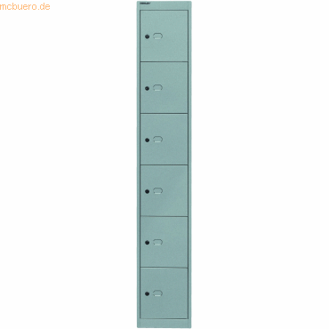 Bisley Garderobenschrank 6 Fächer silver Bisley Garderobenschrank 6 Fächer silver von Bisley
