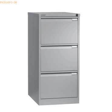 Bisley Hängeregistraturschrank 3 Schübe 1-bahnig l.grau Bisley Hängeregistraturschrank 3 Schübe 1-bahnig l.grau von Bisley