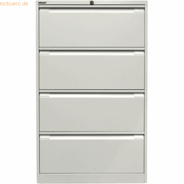 Bisley Hängeregistraturschrank 4 Schübe 2-bahnig verkehrsweiß Bisley Hängeregistraturschrank 4 Schübe 2-bahnig verkehrsweiß von Bisley