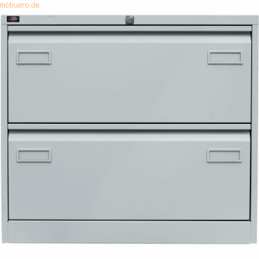 Bisley Hängeregistraturschrank Light 2 Schübe 2-bahnig lichtgrau von Bisley