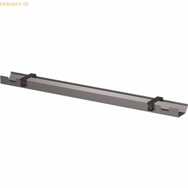 Bisley Kabelkanal für Schreibtisch Cito 1600mm Farbe anthrazitgrau Bisley Kabelkanal für Schreibtisch Cito 1600mm Farbe anthrazitgrau von Bisley