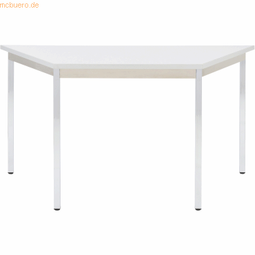 Bisley Mehrzwecktisch Trapez BxHxT 1400x740x700mm 25mm grau/chrom Bisley Mehrzwecktisch Trapez BxHxT 1400x740x700mm 25mm grau/chrom von Bisley