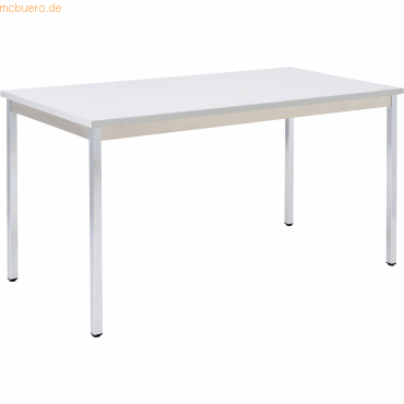 Bisley Mehrzwecktisch rechteckig BxHxT 1200x740x800mm 25mm grau/chrom Bisley Mehrzwecktisch rechteckig BxHxT 1200x740x800mm 25mm grau/chrom von Bisley
