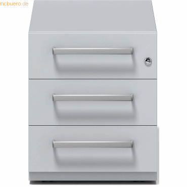 Bisley Rollcontainer Note Griff 3 Schübe lichtgrau Bisley Rollcontainer Note Griff 3 Schübe lichtgrau von Bisley