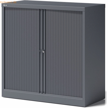 Bisley Rollladenschrank Essentials 1 Fachboden 2 Ordnerhöhen anthrazit Bisley Rollladenschrank Essentials 1 Fachboden 2 Ordnerhöhen anthrazit von Bisley