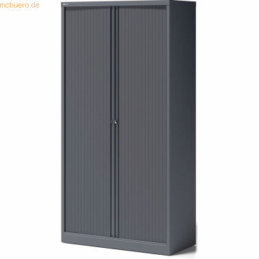 Bisley Rollladenschrank Essentials 4 Fachböden 5 Ordnerhöhen anthrazit Bisley Rollladenschrank Essentials 4 Fachböden 5 Ordnerhöhen anthrazit von Bisley