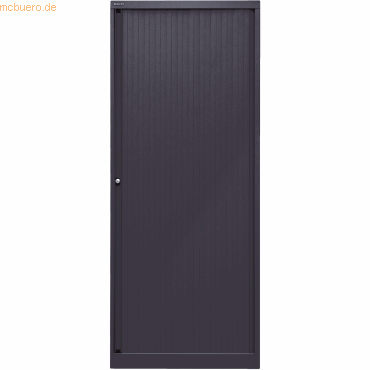 Bisley Rollladenschrank Euro Stahl 4 Fachböden Höhe 1979mm schwarz/sch von Bisley