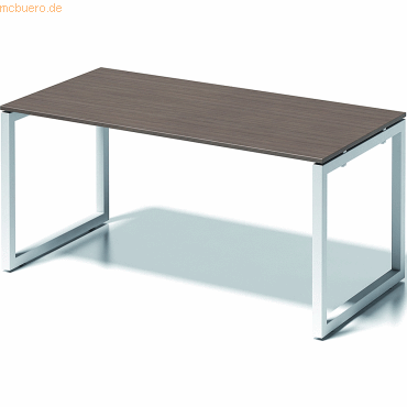 Bisley Schreibtisch Cito BxTxH 160x80x74cm nußbaum Gestell verkehrswei von Bisley