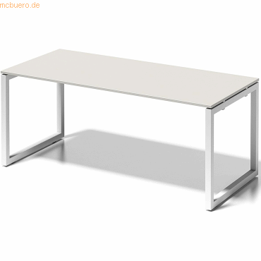 Bisley Schreibtisch Cito BxTxH 180x80x74cm grauweiß Gestell verkehrswe von Bisley