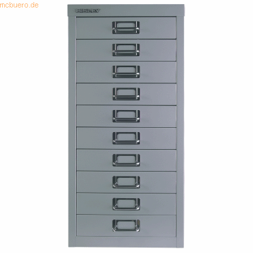 Bisley Schubladenschrank Basis A4 10 Schübe silber Bisley Schubladenschrank Basis A4 10 Schübe silber von Bisley