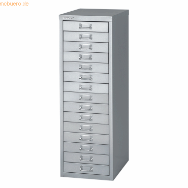 Bisley Schubladenschrank Basis A4 15 Schübe silber Bisley Schubladenschrank Basis A4 15 Schübe silber von Bisley