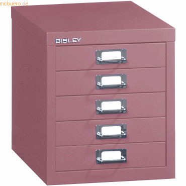 Bisley Schubladenschrank Basis A4 5 Schübe Bisley Pink Bisley Schubladenschrank Basis A4 5 Schübe Bisley Pink von Bisley