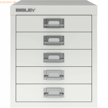 Bisley Schubladenschrank Basis A4 5 Schübe verkehrsw. von Bisley