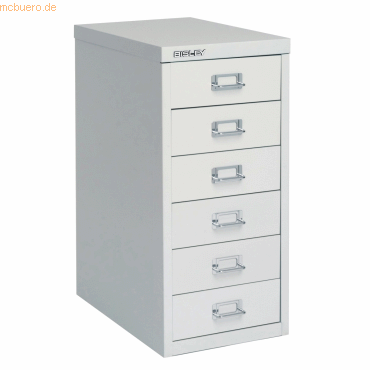 Bisley Schubladenschrank Basis A4 6 Schübe l.grau Bisley Schubladenschrank Basis A4 6 Schübe l.grau von Bisley