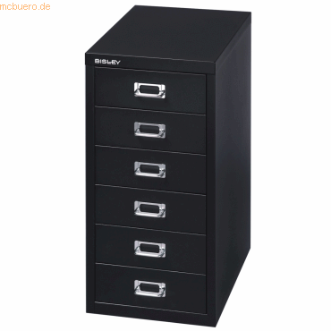 Bisley Schubladenschrank Basis A4 6 Schübe schwarz Bisley Schubladenschrank Basis A4 6 Schübe schwarz von Bisley