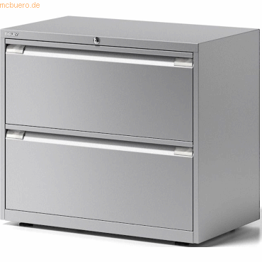 Bisley Schubladenschrank Essentials 2 Schubladen silber von Bisley