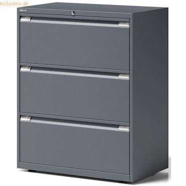 Bisley Schubladenschrank Essentials 3 Schubladen anthrazitgrau Bisley Schubladenschrank Essentials 3 Schubladen anthrazitgrau von Bisley