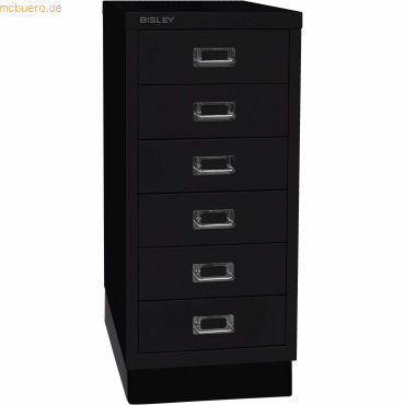 Bisley Schubladenschrank MultiDrawer 29er Serie Sockel A4 6 Schubladen Bisley Schubladenschrank MultiDrawer 29er Serie Sockel A4 6 Schubladen von Bisley