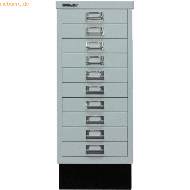 Bisley Schubladenschrank Multidrawers 29er Serie A4 10 Schübe silber von Bisley