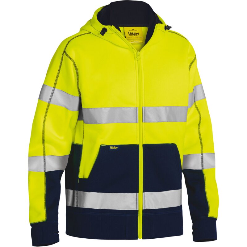 Bisley Warnschutz-Kapuzenpullover HI VIS FLEECE HOODIE Fleecepullover gelb M Bisley Warnschutz-Kapuzenpullover HI VIS FLEECE HOODIE Fleecepullover gelb M von Bisley