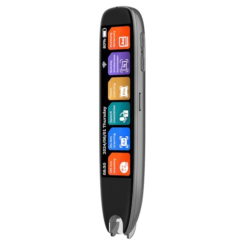 Wörterbuch Übersetzung Stift Scan Reader Gerät Textscannen Lesen Übersetzer WiFi/BT Verbindung 142 Sprachen Online für Business, Lernen & Reisen von Bisofice