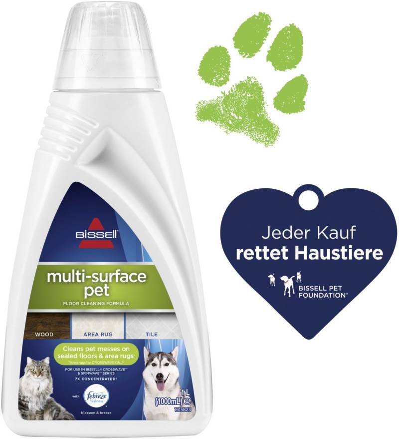 3122 Natural Multi Surface 1L Pet Pflege-Zubehör von Bissell
