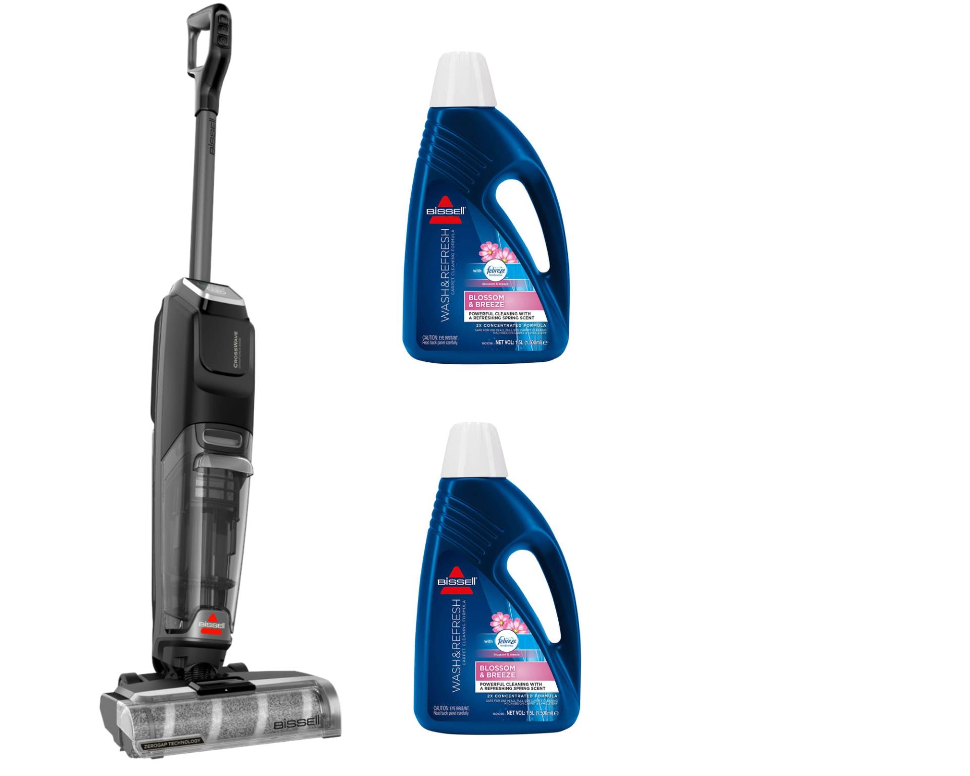 Bissell - CrossWave OmniForce Edge&2xWash&Refresh Febreze - 1.5L - Bundle von Bissell